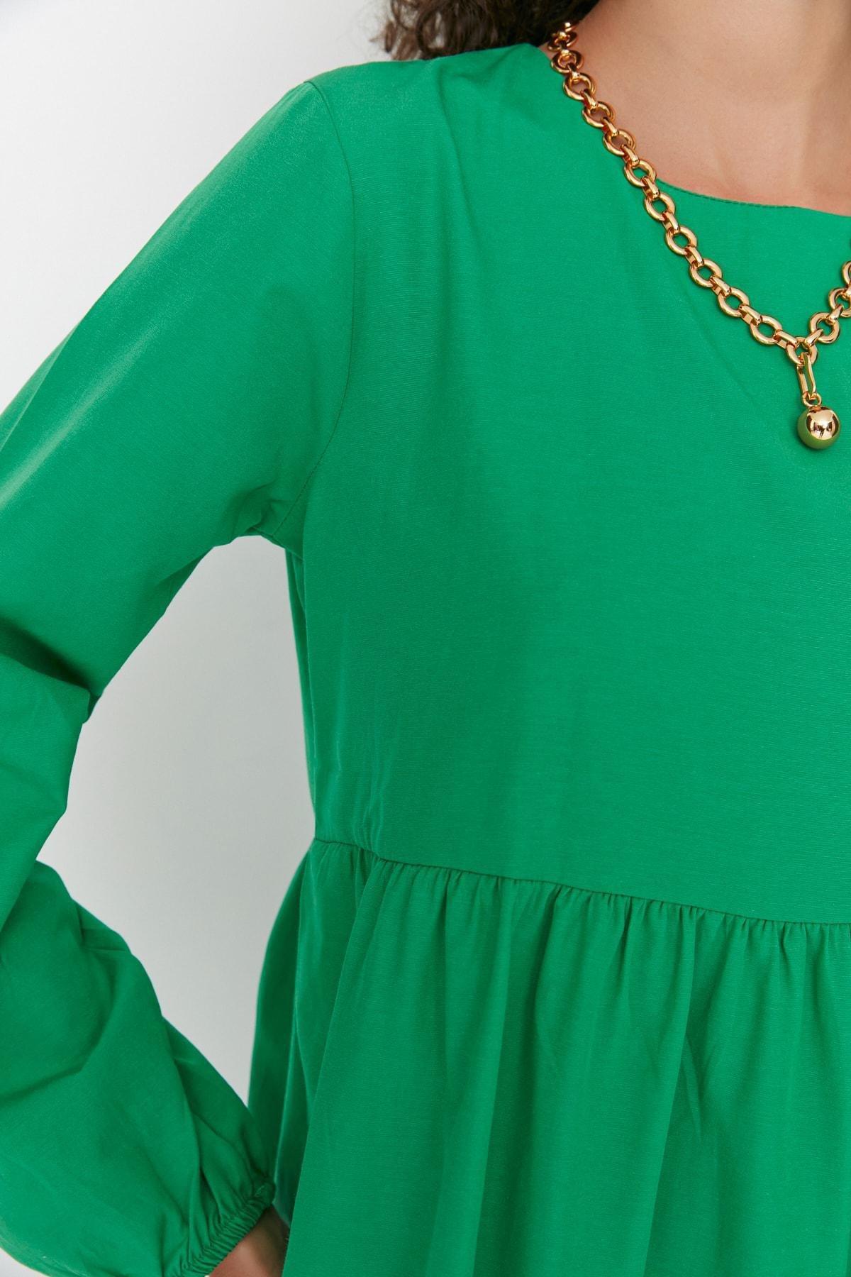 Green Skater Maxi Dress, , large image number 2
