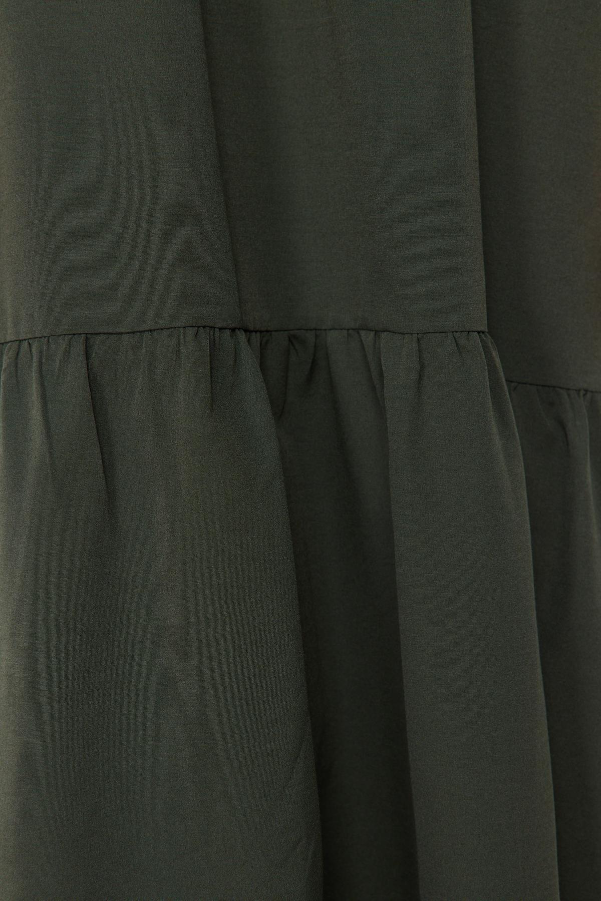 Green Skater Maxi Dress, , large image number 4