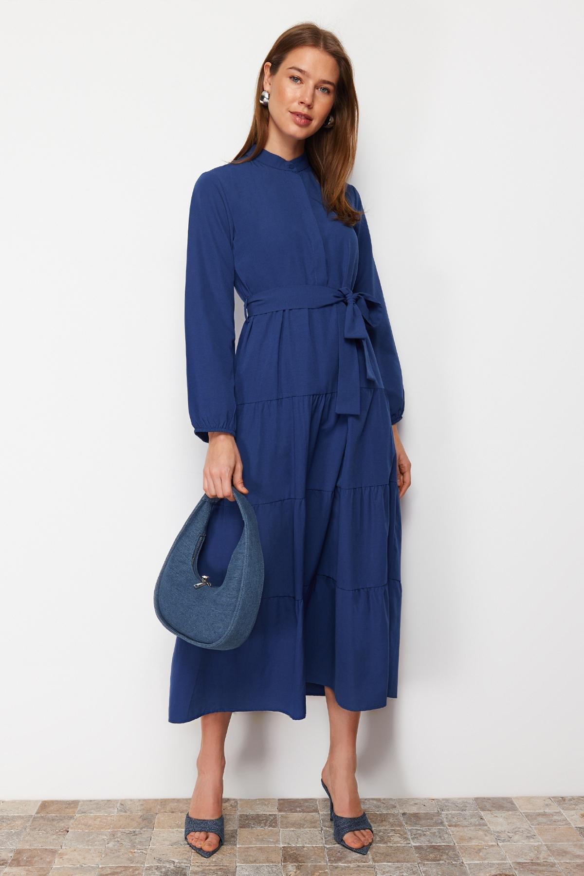 Blue Maxi Dress, , large image number 0