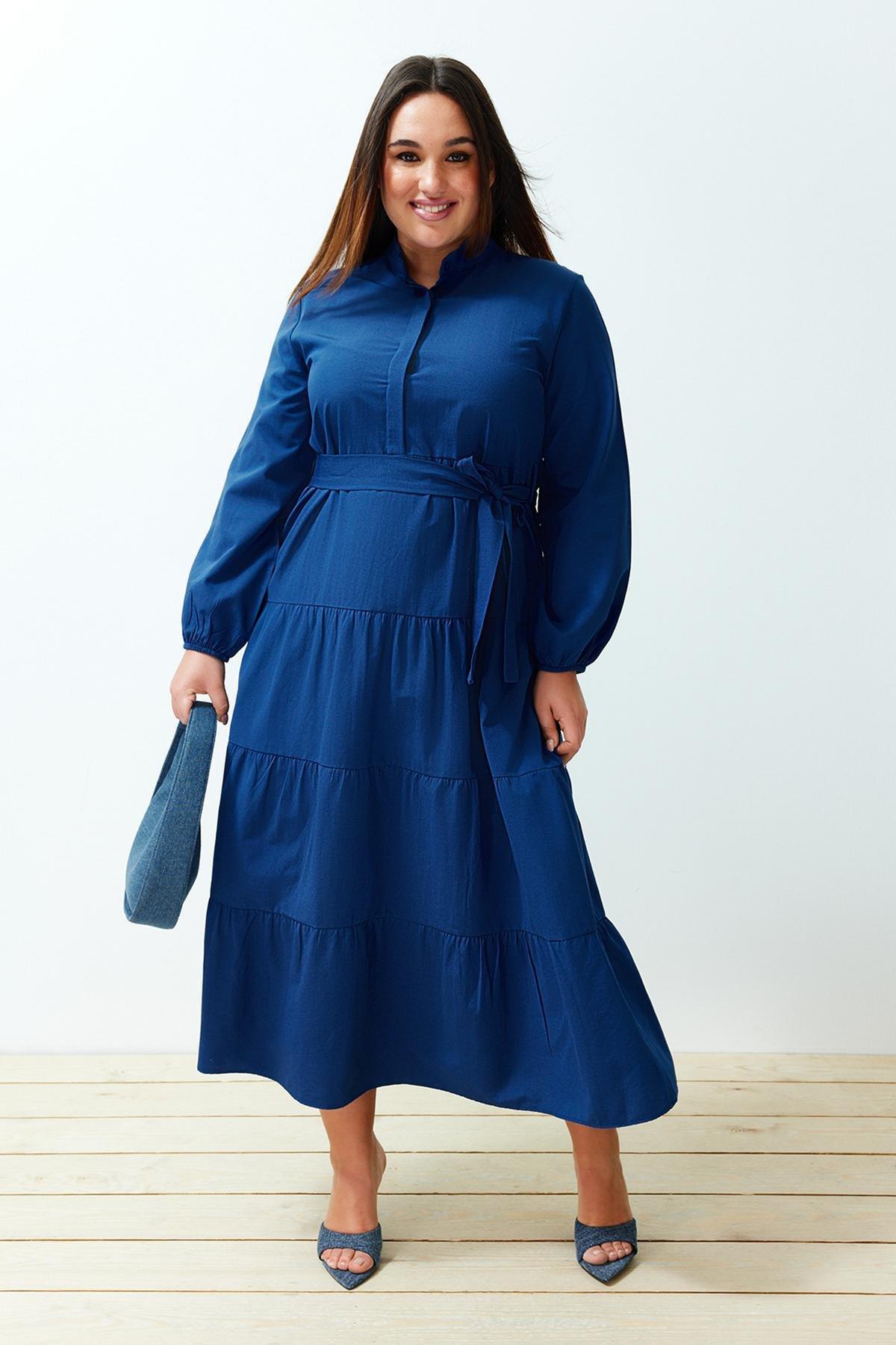 Blue Maxi Dress, , large image number 1