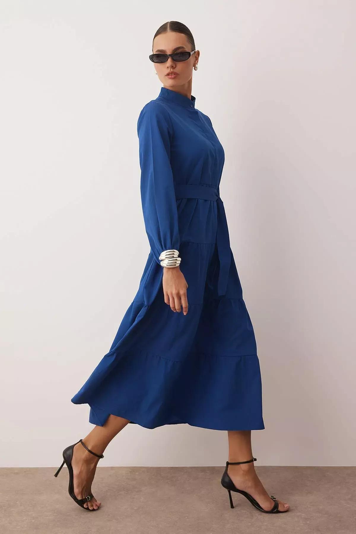 Blue Maxi Dress, , large image number 3