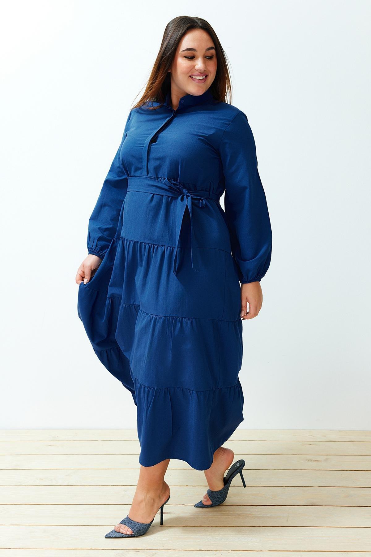Blue Maxi Dress, , large image number 4