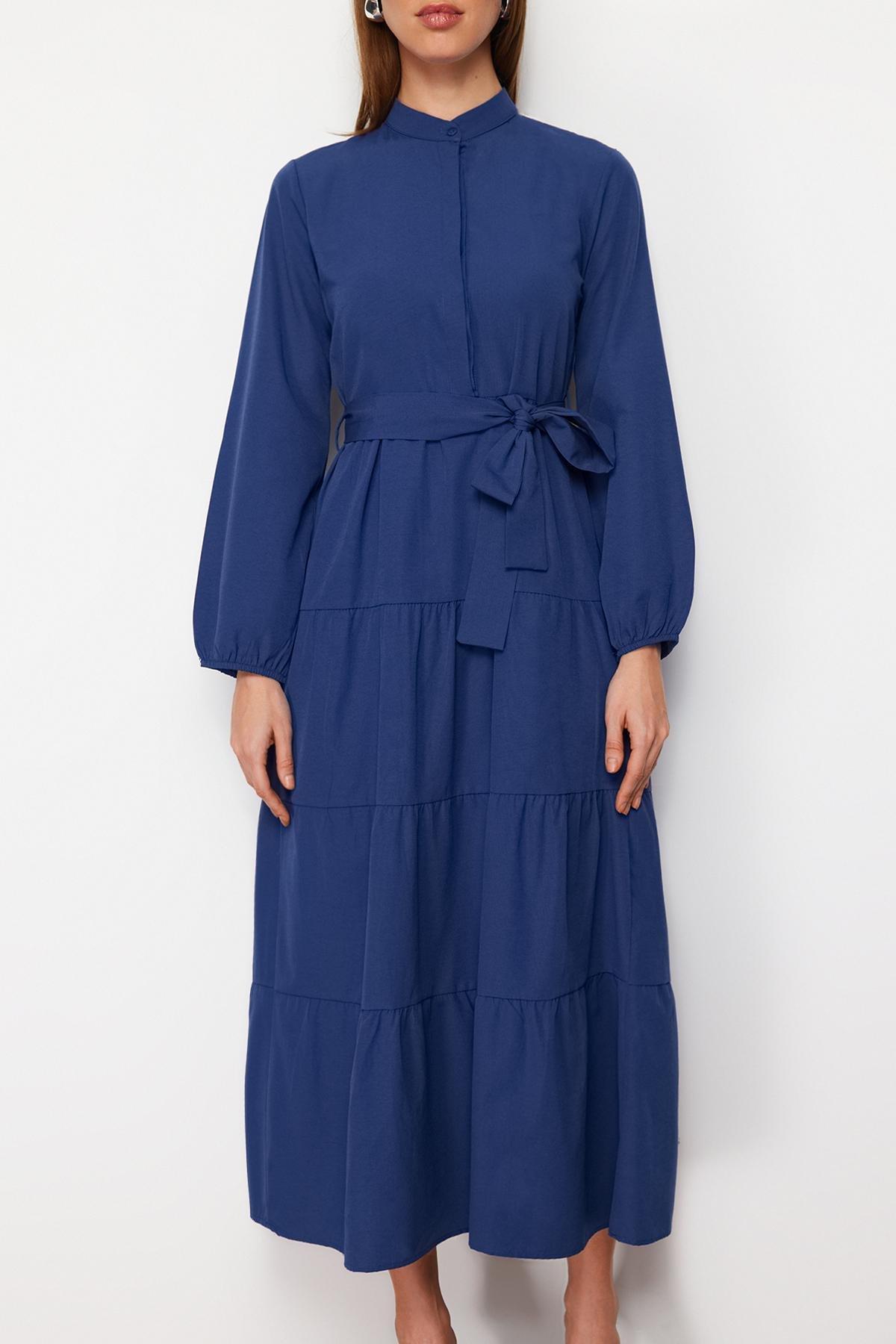 Blue Maxi Dress, , large image number 6