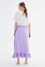 Trendyol - Purple Midi Mid Waist Skirt