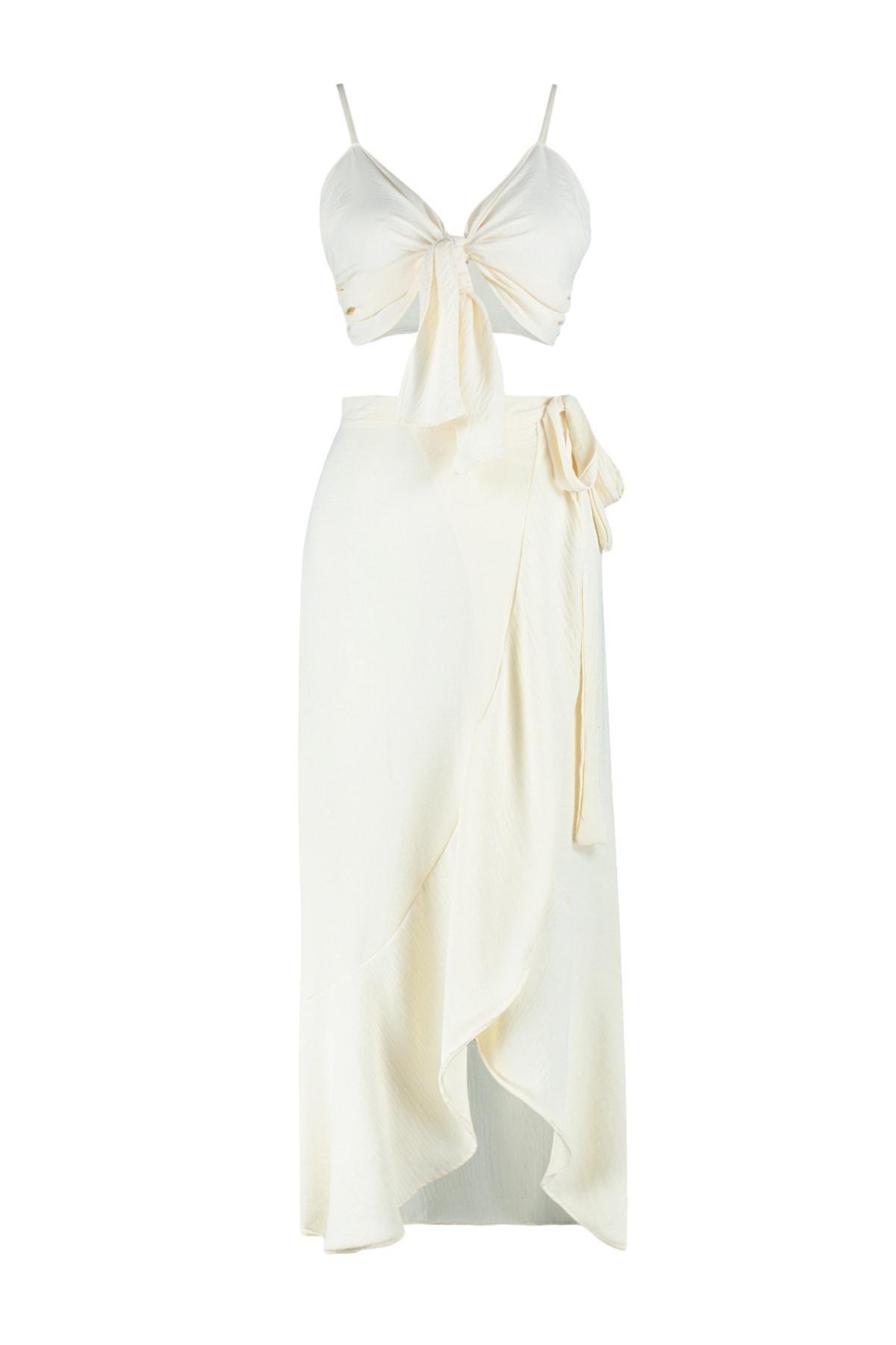White Sweetheart Co-Ord Set, , large image number 0
