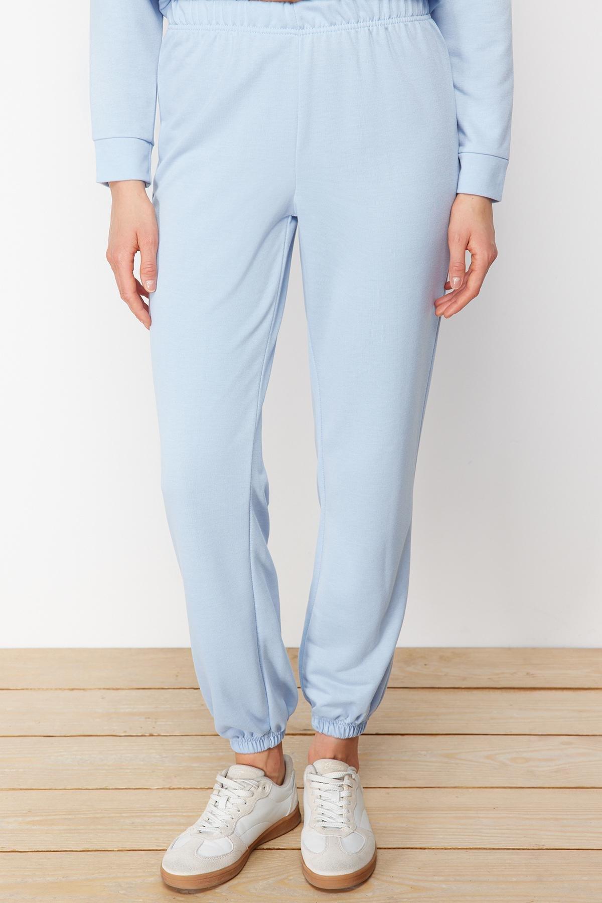 Blue Hooded Sweatsuit Set, , large image number 9