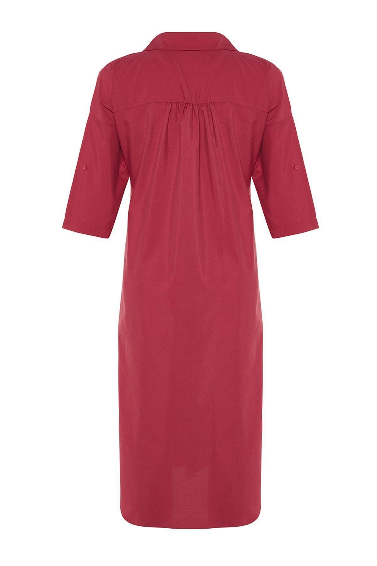 Pink Relaxed Midi Dress, , large image number 7