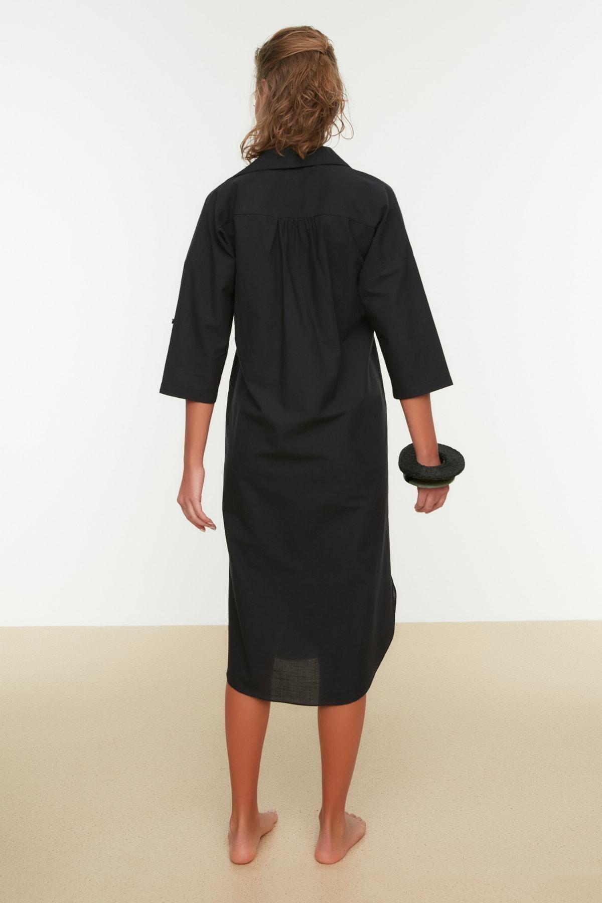 Black Midi Dress, , large image number 3
