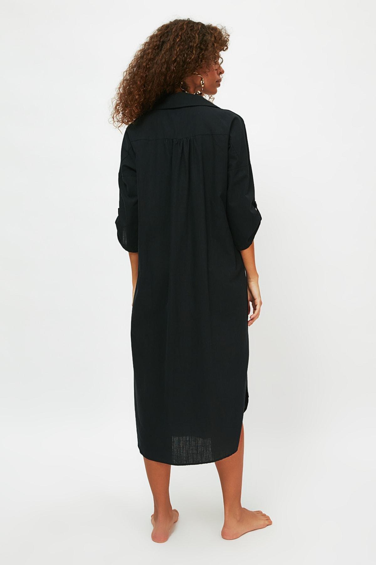 Black Midi Dress, , large image number 8
