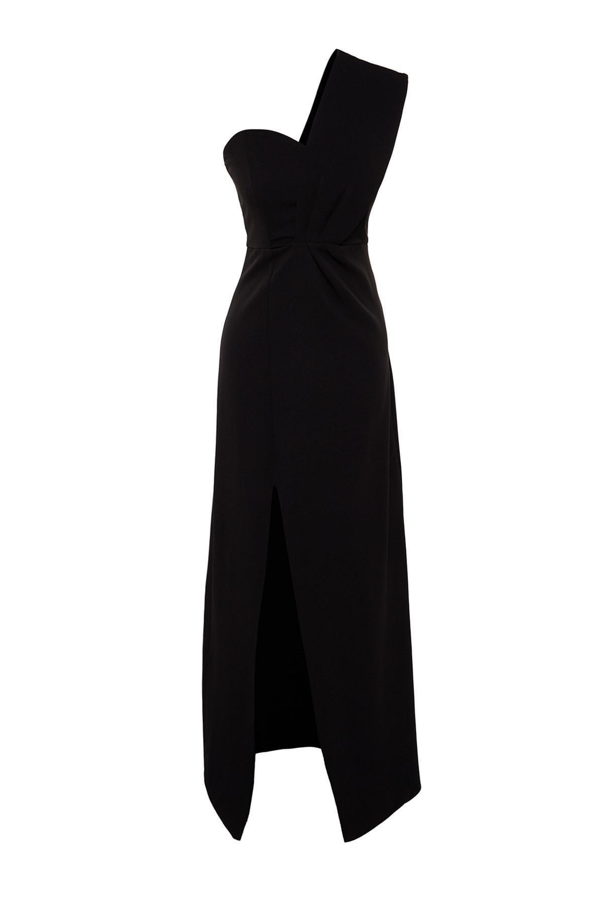 Black Shift Maxi Occasionwear Dress, , large image number 6
