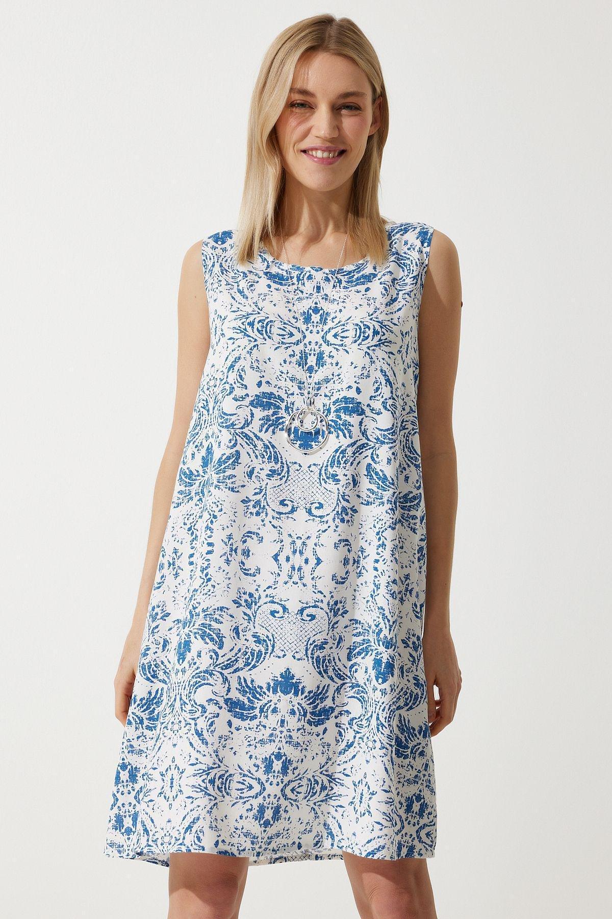 White Floral Dress, , large image number 2