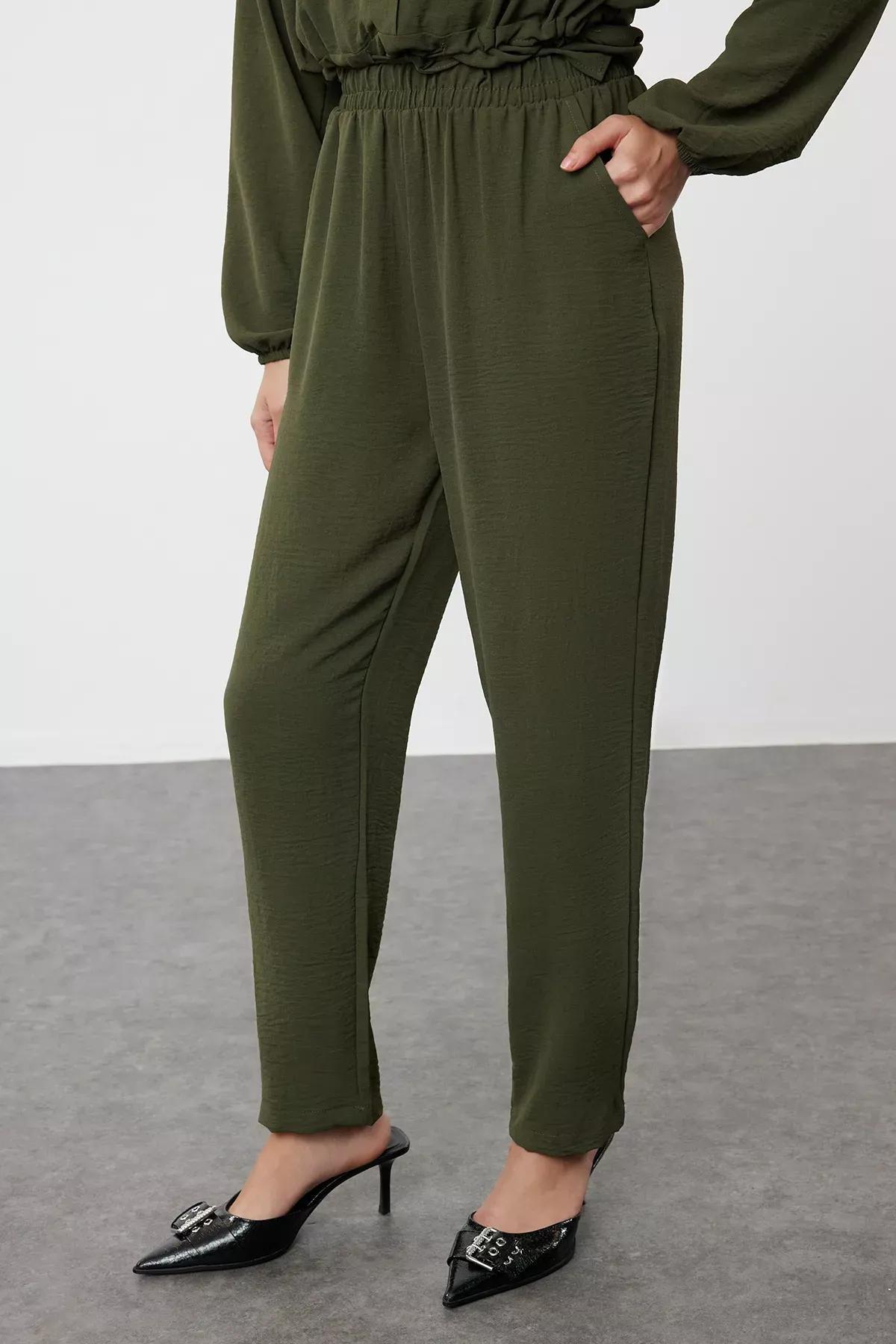 Khaki Shirt-Pants Set, , large image number 2