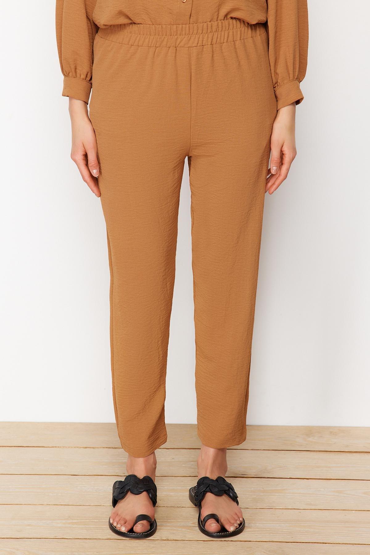 Beige High Waist Co-Ord Set, , large image number 4
