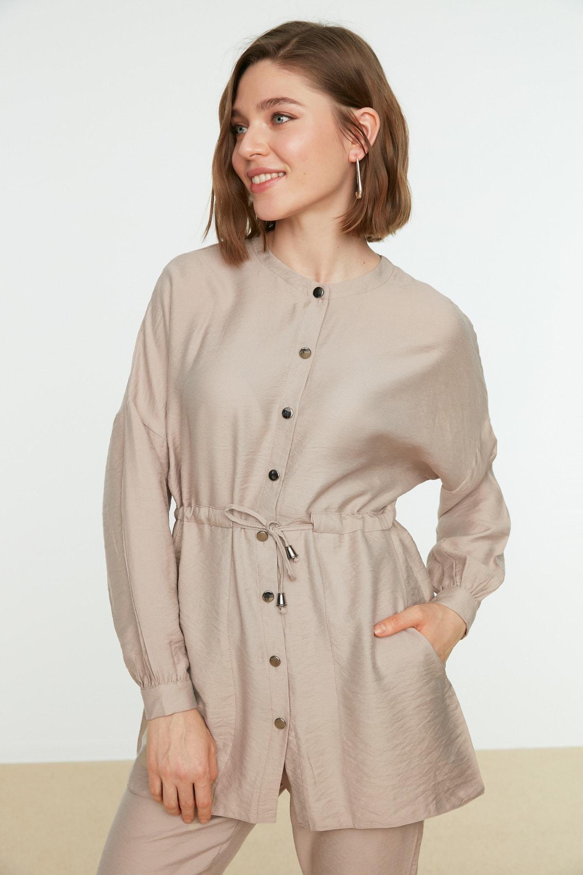 Beige Regular Two-Piece Set, , large image number 2