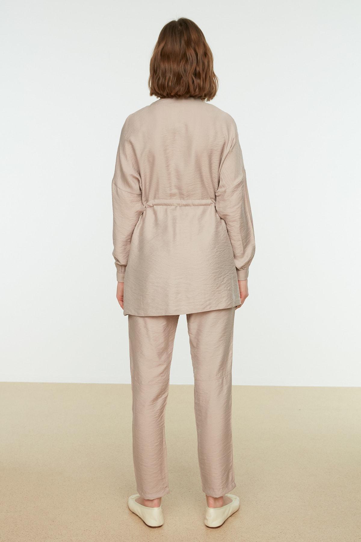 Beige Regular Two-Piece Set, , large image number 4