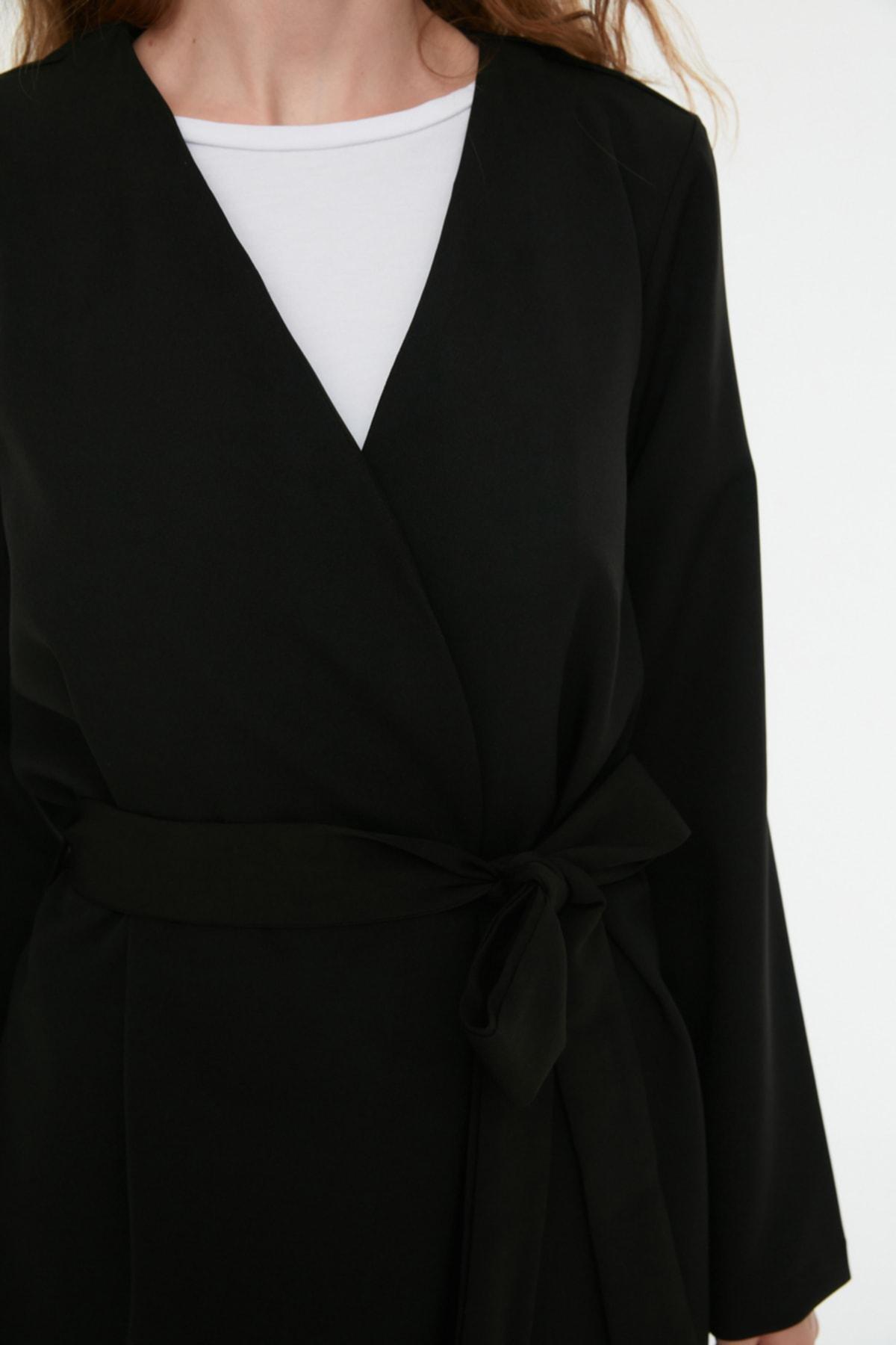 Black Relaxed High Waist Co-Ord Set, Black, large image number 3