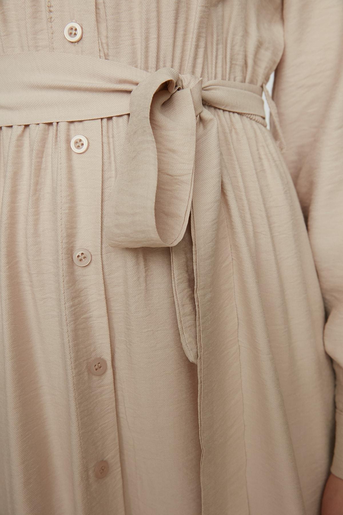 Beige A-Line Dress, , large image number 2