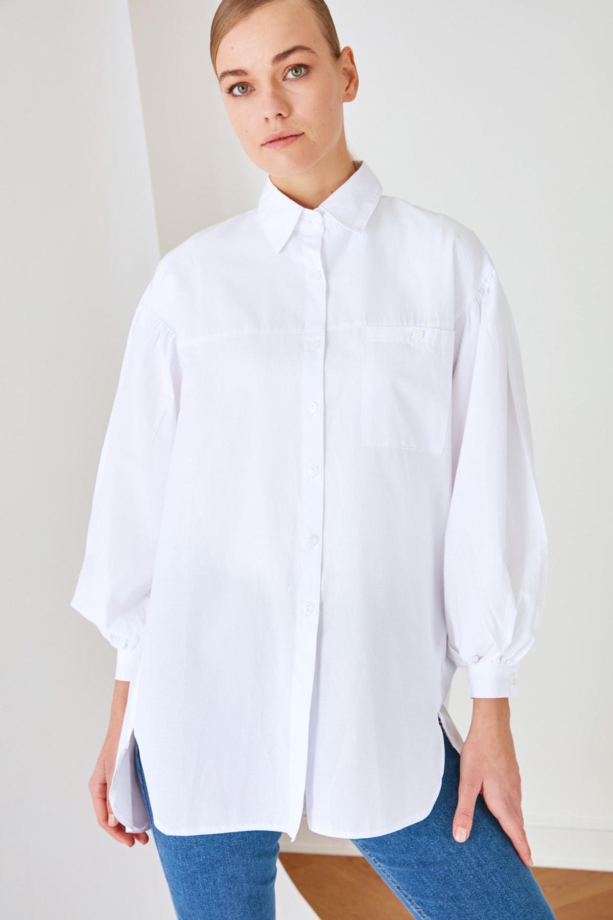 White Oversized Shirt, , large image number 0