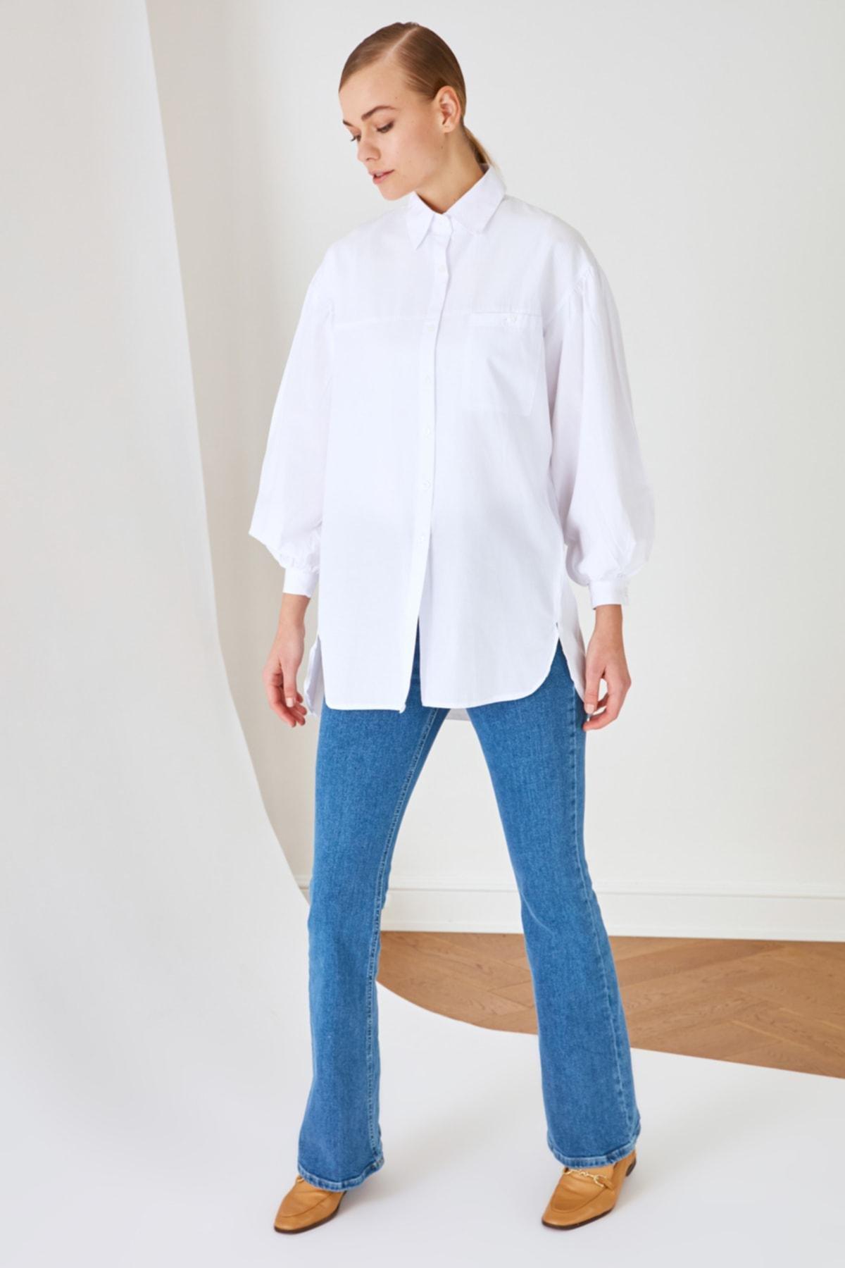 White Oversized Shirt, , large image number 1