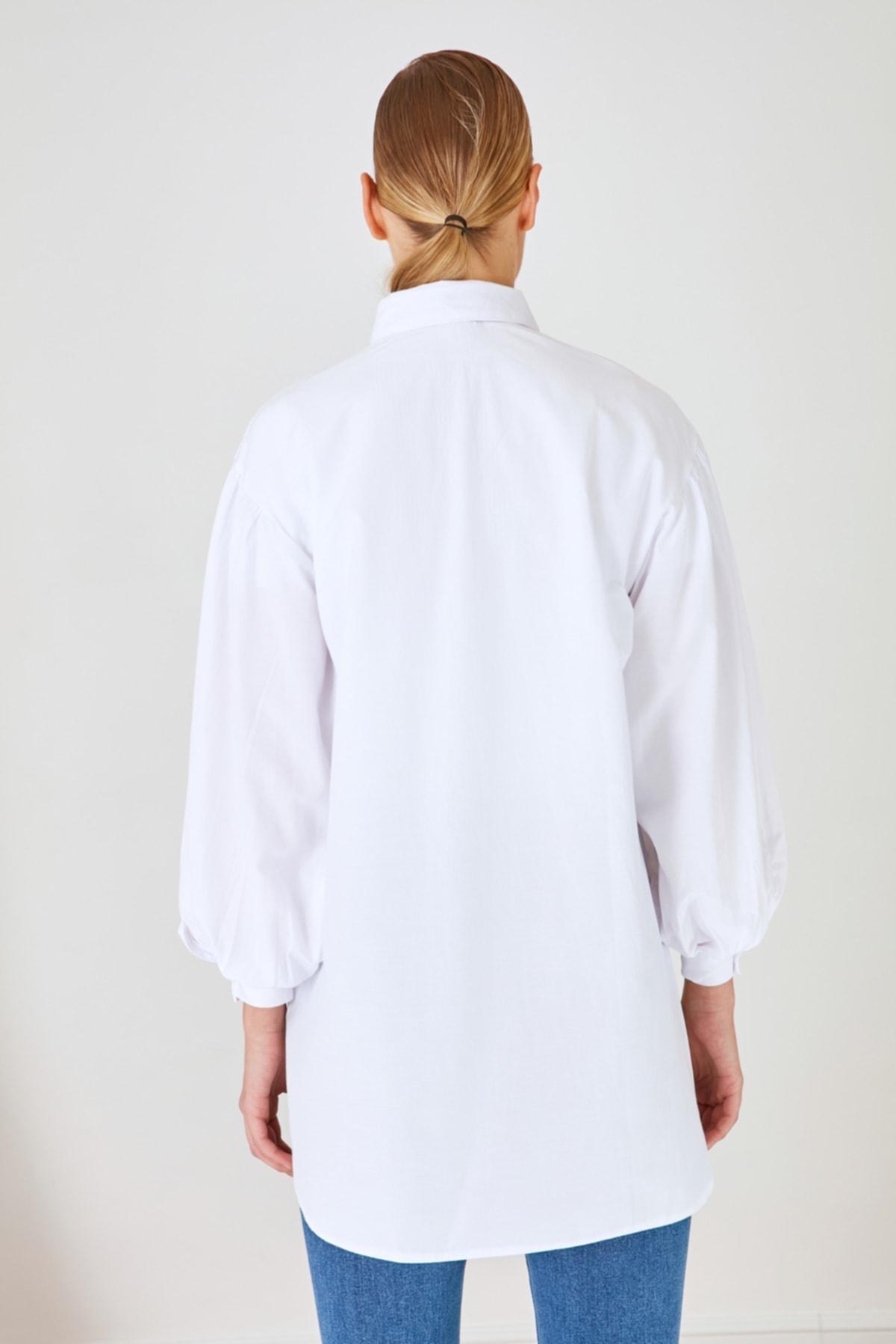 White Oversized Shirt, , large image number 4