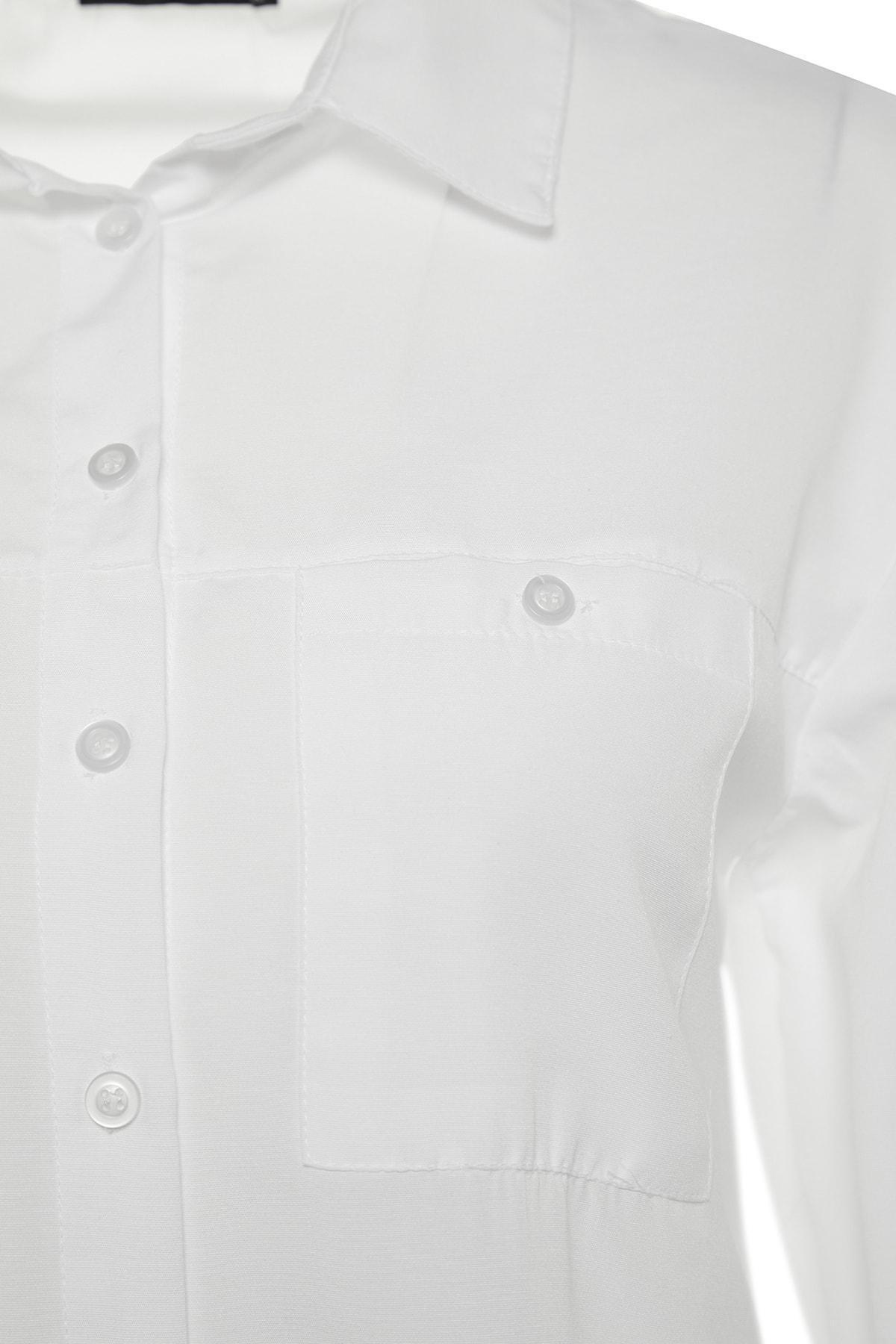 White Oversized Shirt, White, large image number 10