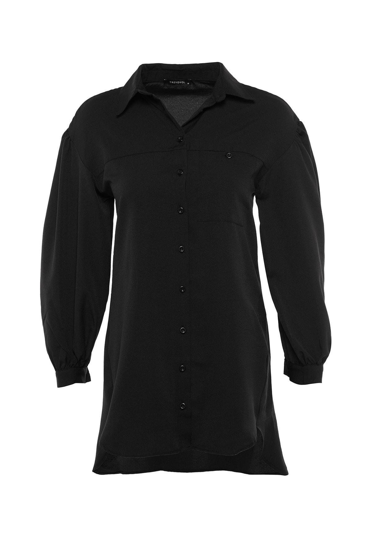 Trendyol - Black Oversized Shirt