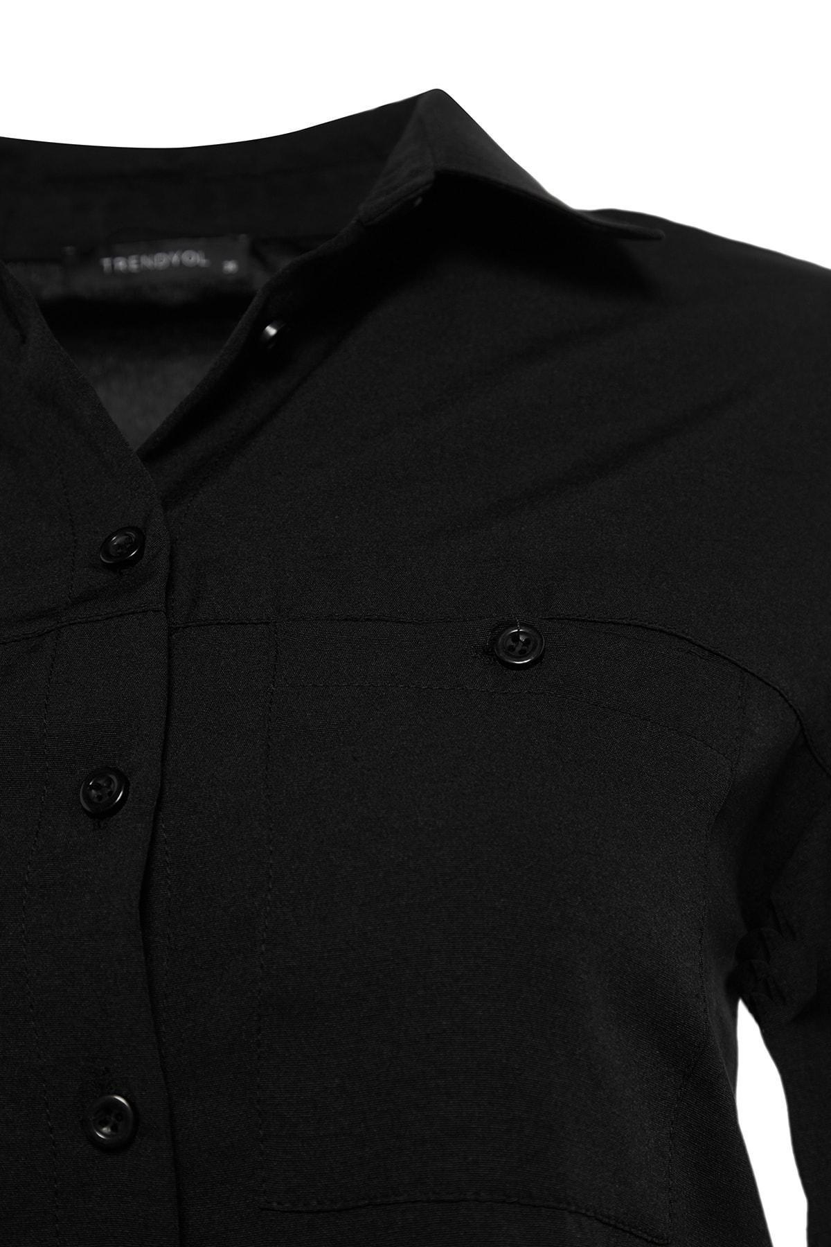 Trendyol - Black Oversized Shirt