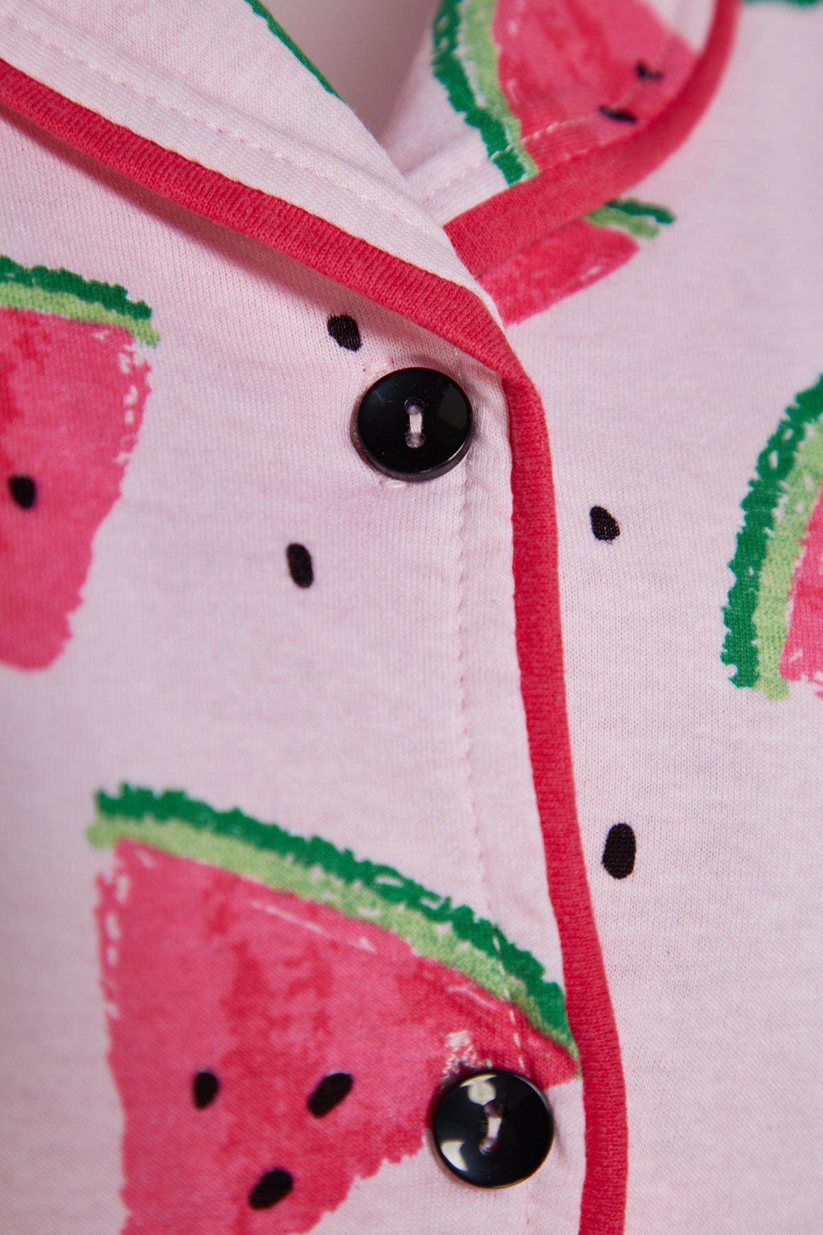 Pink Graphic Pyjama Set, , large image number 5