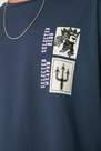 Trendyol - Navy Printed Crew Neck T-Shirt