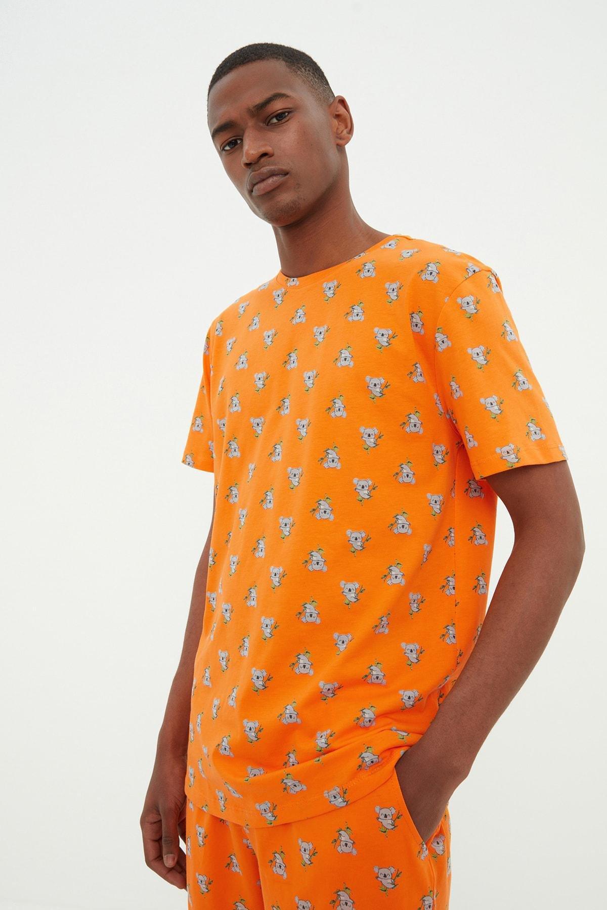 Orange Retro Pajama Set, , large image number 3