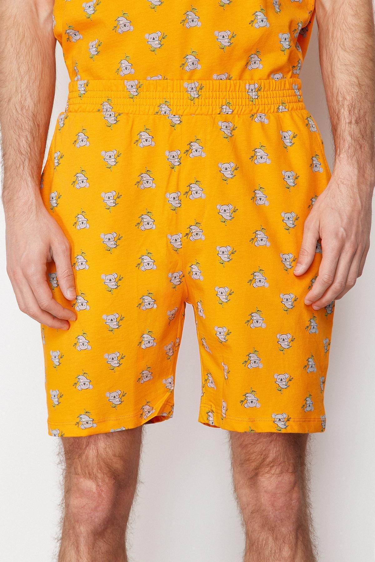 Orange Retro Pajama Set, , large image number 4
