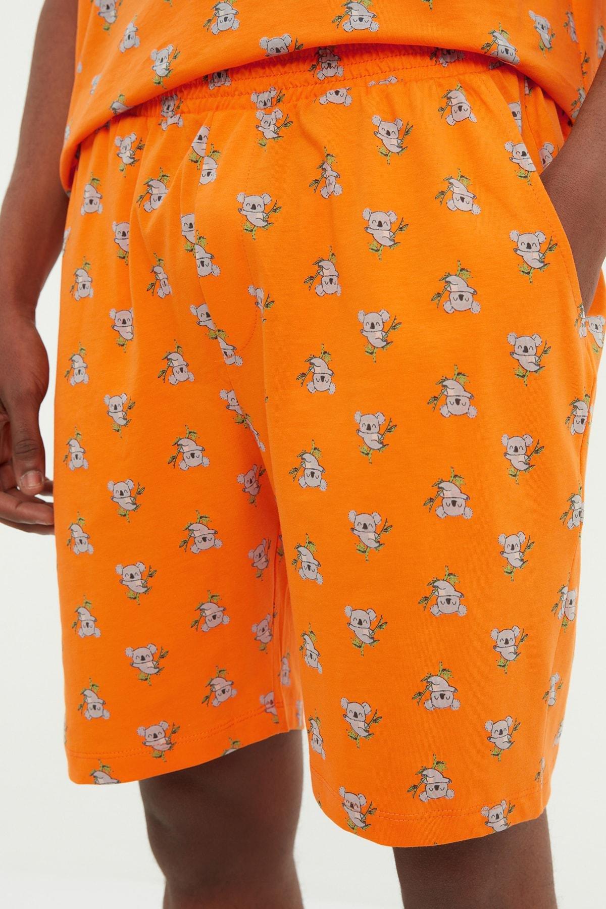 Orange Retro Pajama Set, , large image number 6