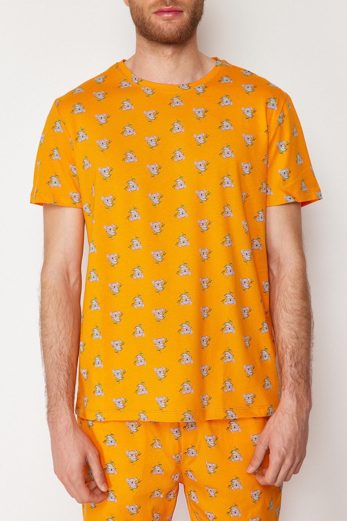 Orange Retro Pajama Set, , large image number 8