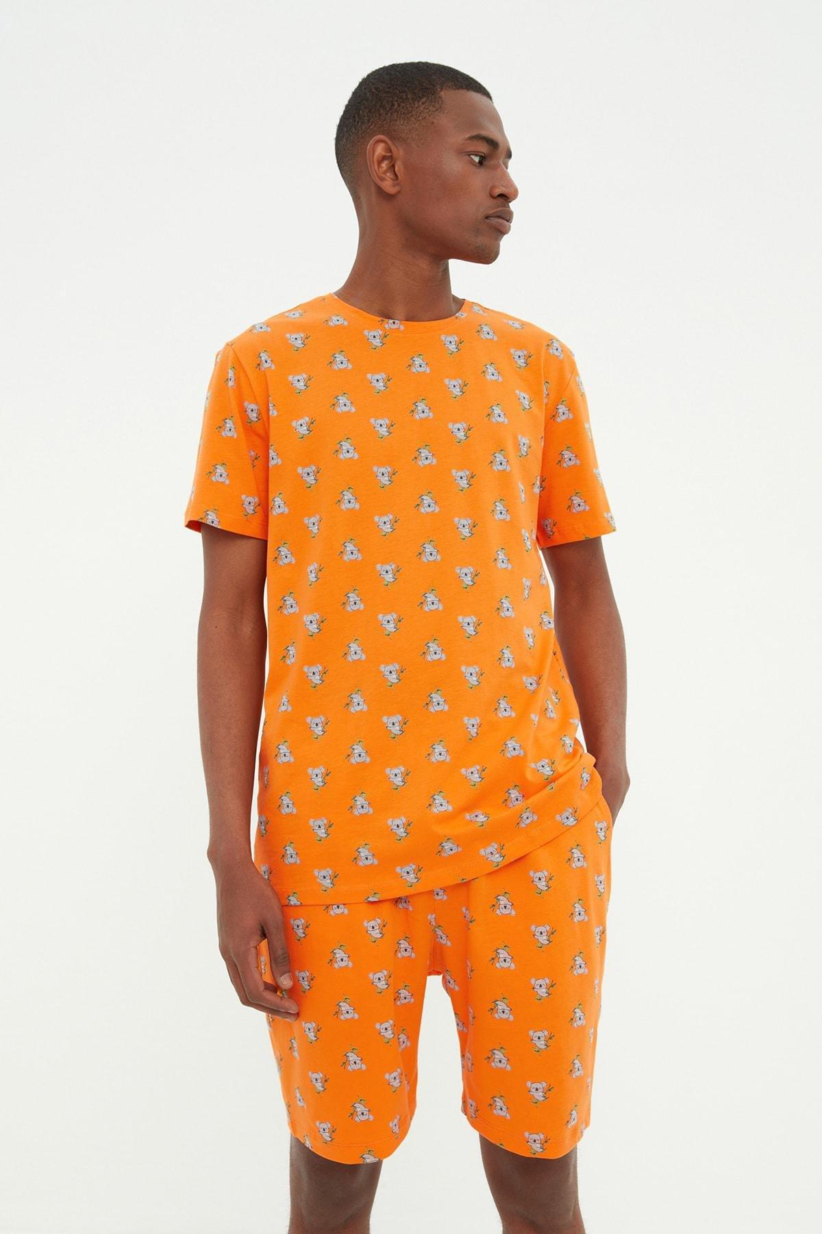 Orange Retro Pajama Set, , large image number 10