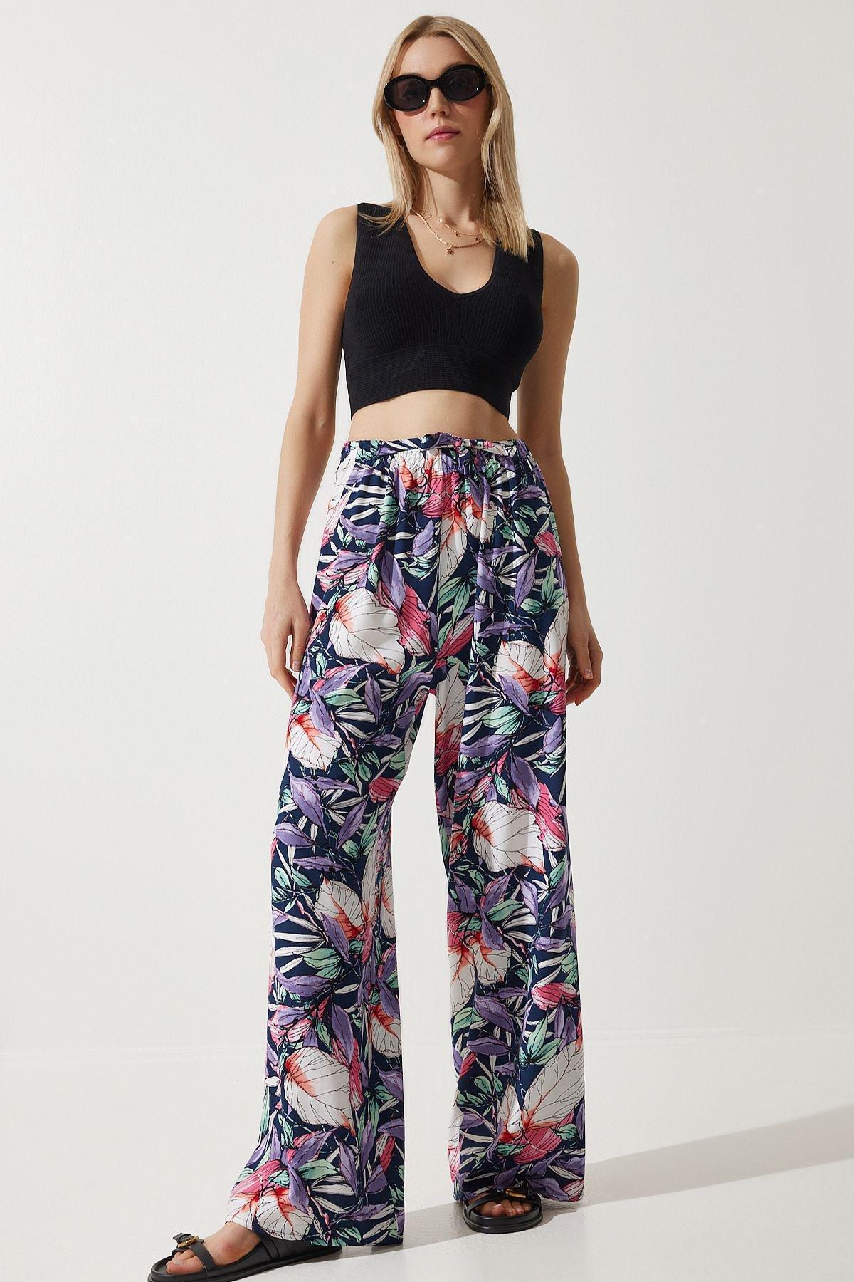 Purple Wide Leg Pants, , large image number 2