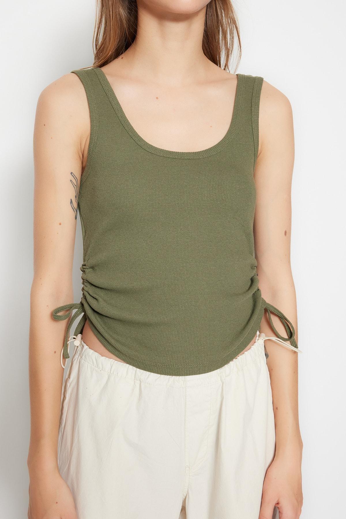 Beige And Khaki Tank Top, Set Of 2, , large image number 5