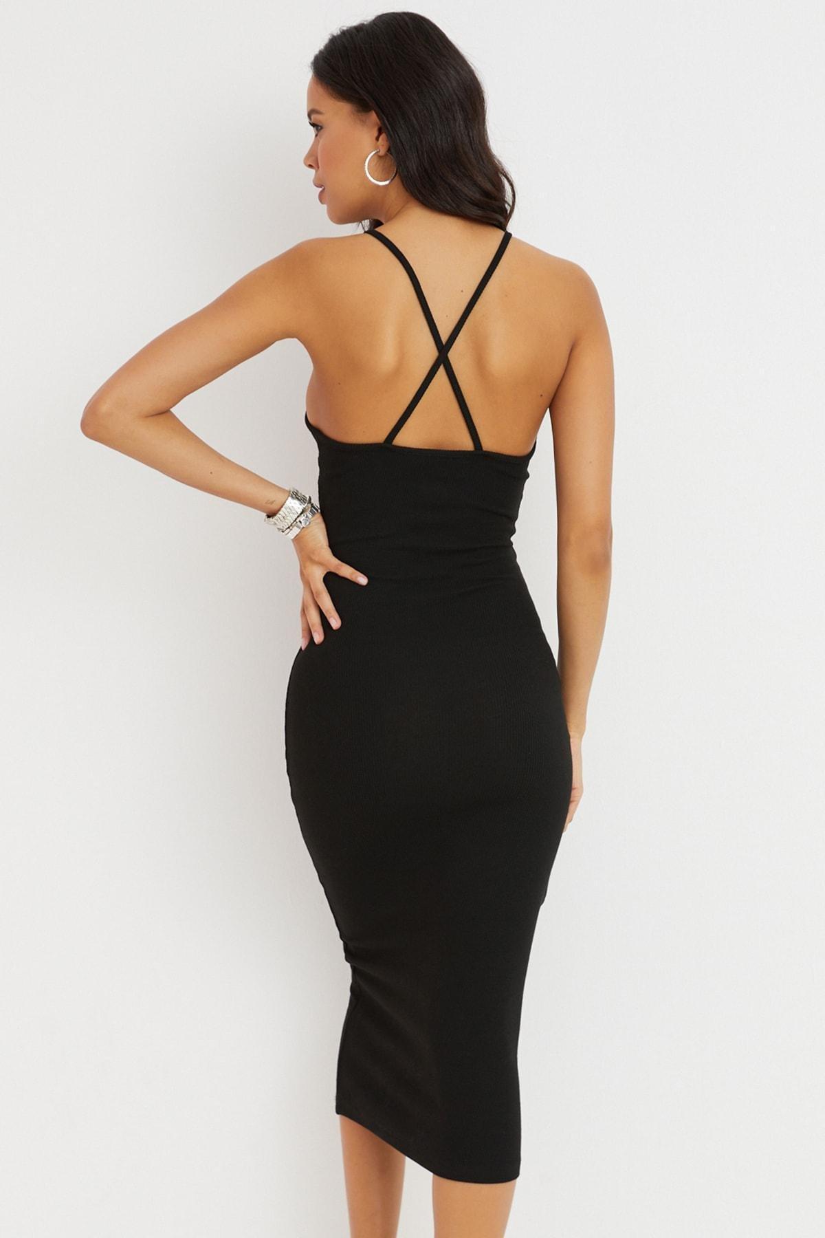 Black Bodycon Dress, , large image number 3