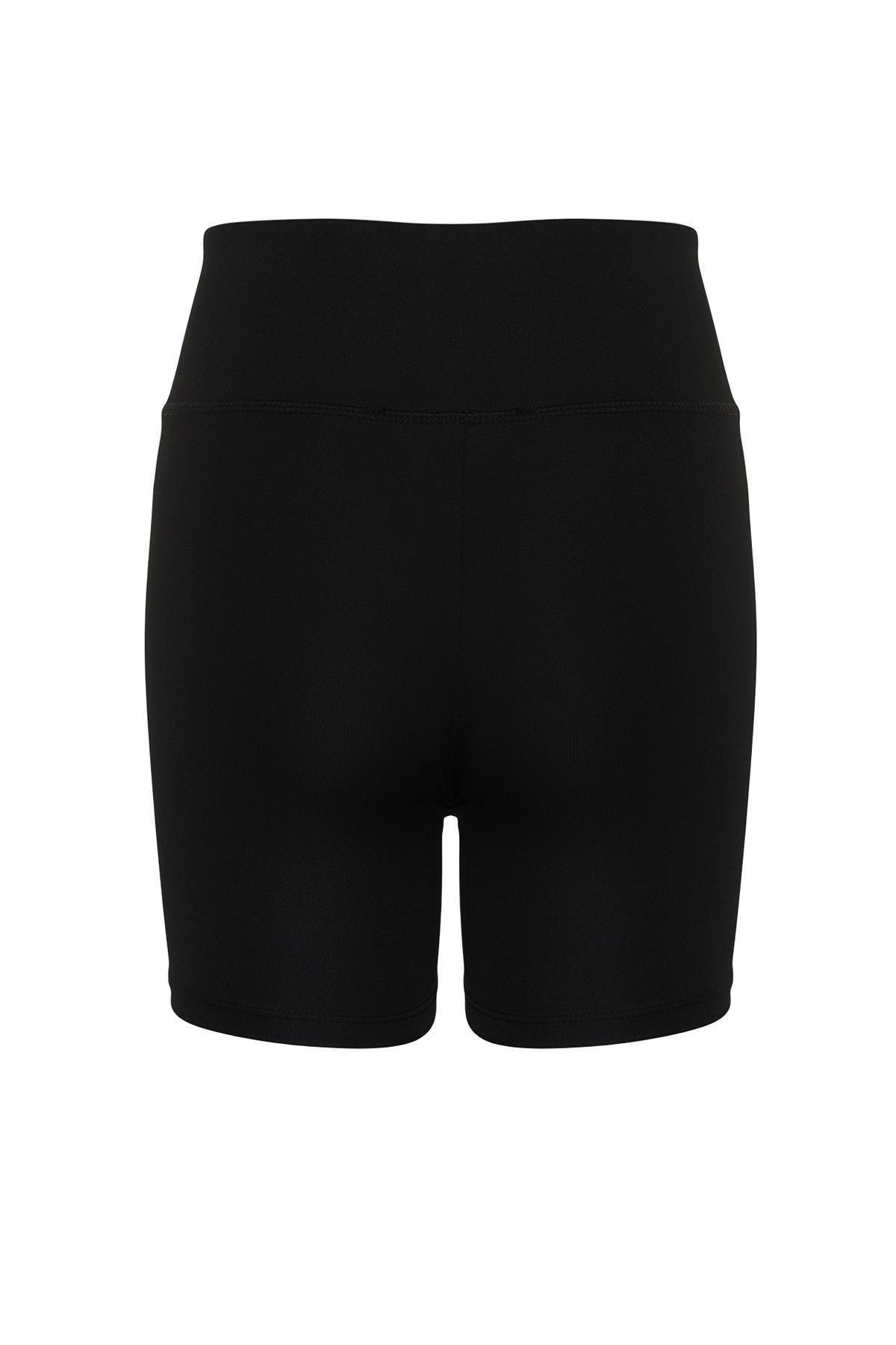Black High Waist Biker Jackets Sports Leggings, , large image number 6