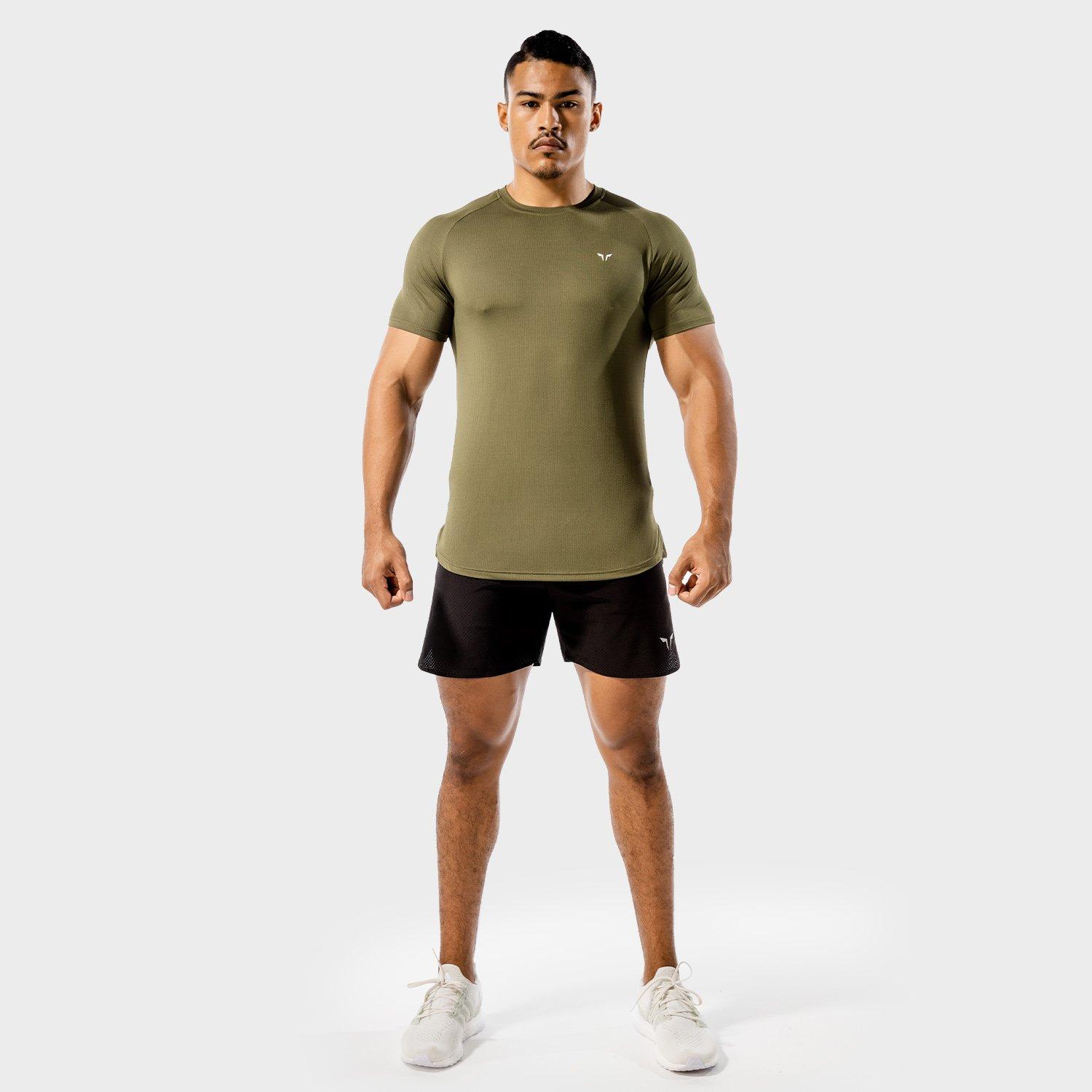 Men Core Mesh T-Shirt, Khaki, , large image number 0