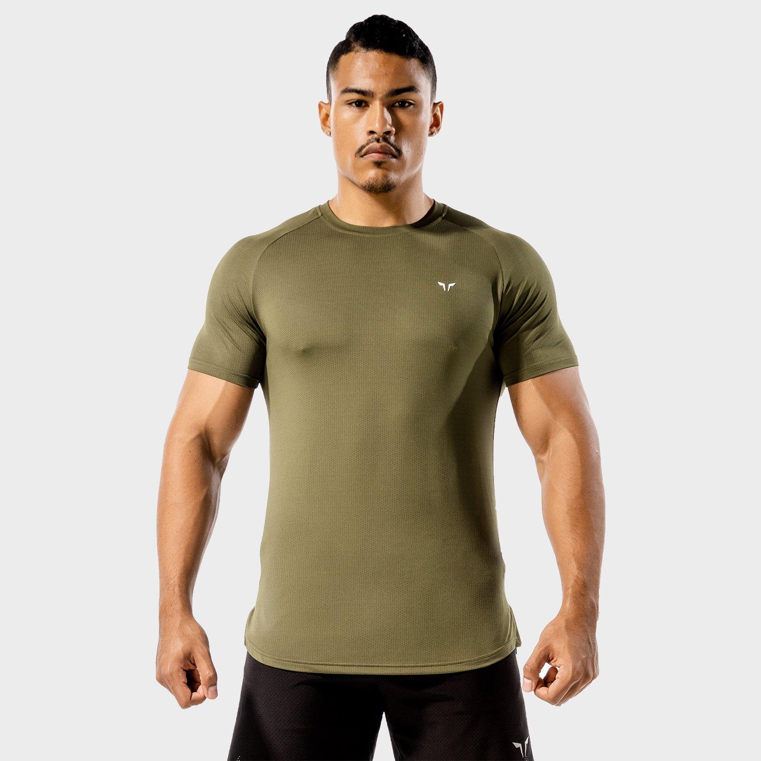 Men Core Mesh T-Shirt, Khaki, , large image number 1
