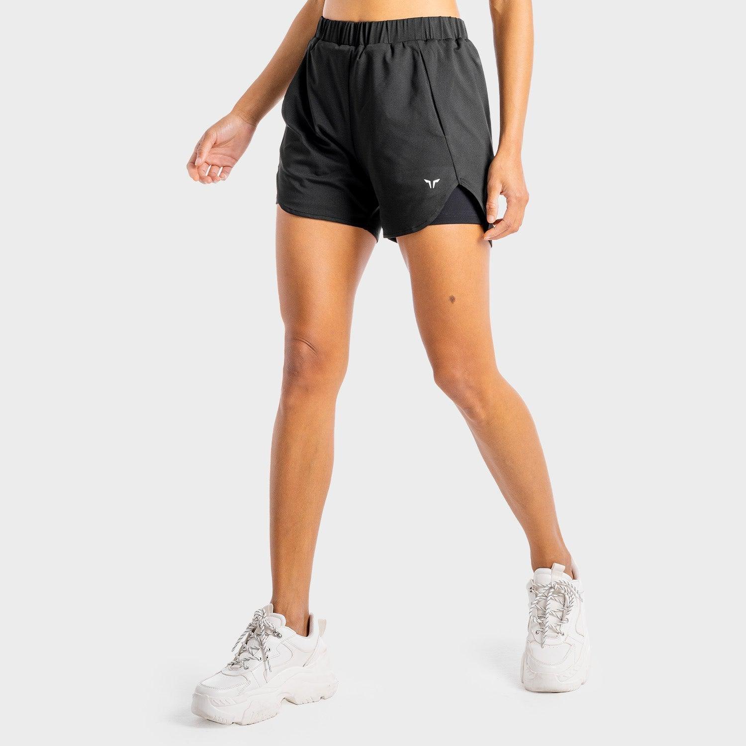 Women Core 2 In 1 Shorts, Black, , large image number 1