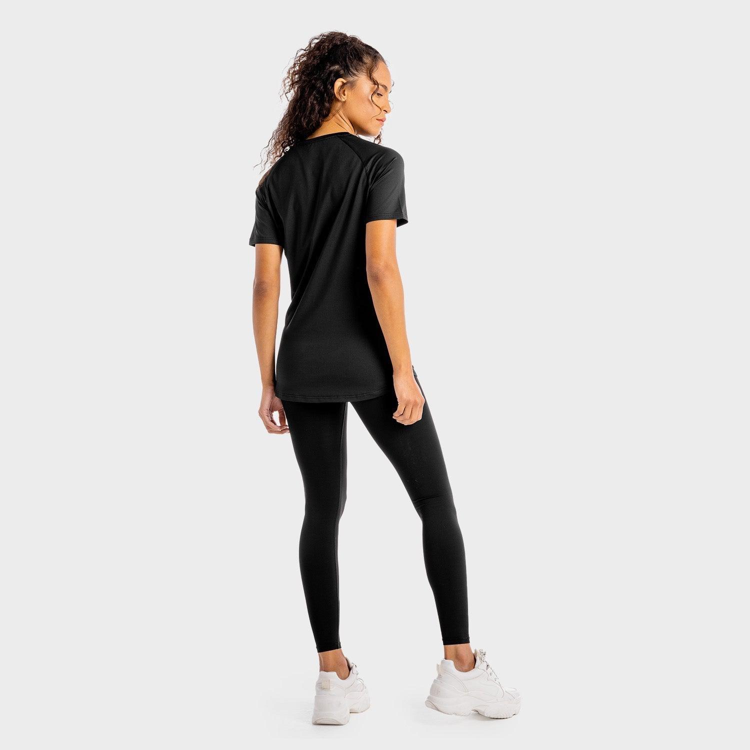 Women Core Mesh T-Shirt, Black, , large image number 2