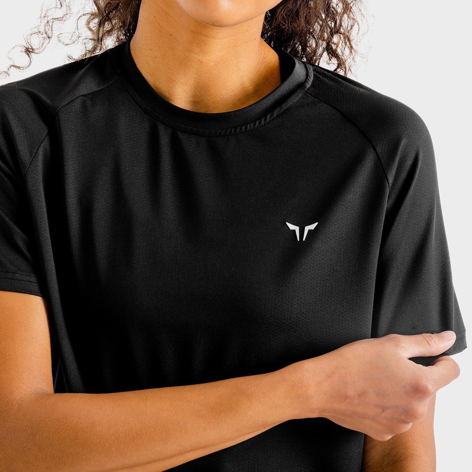 Women Core Mesh T-Shirt, Black, , large image number 5