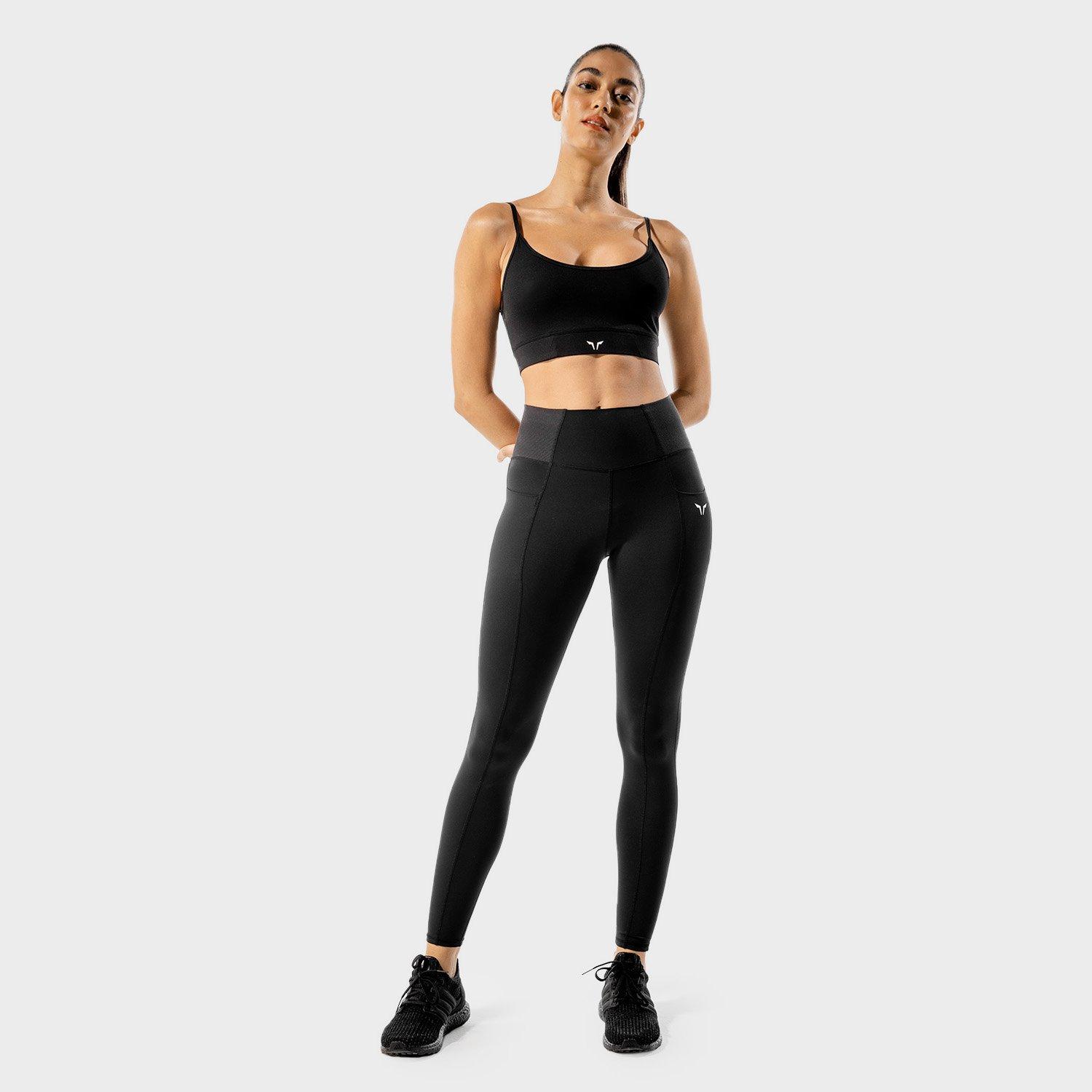 Squatwolf - Women Core Training Bra, Black