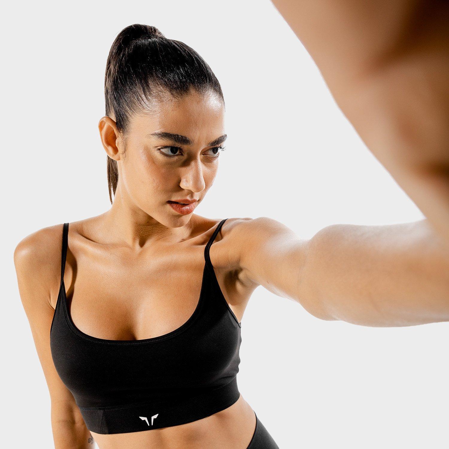 Women Core Training Bra, Black, , large image number 5