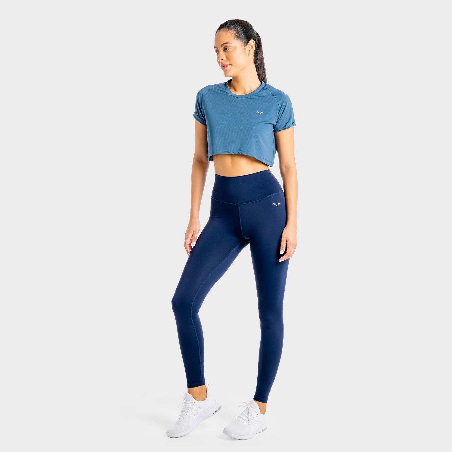 Squatwolf Women Core Leggings -Blue