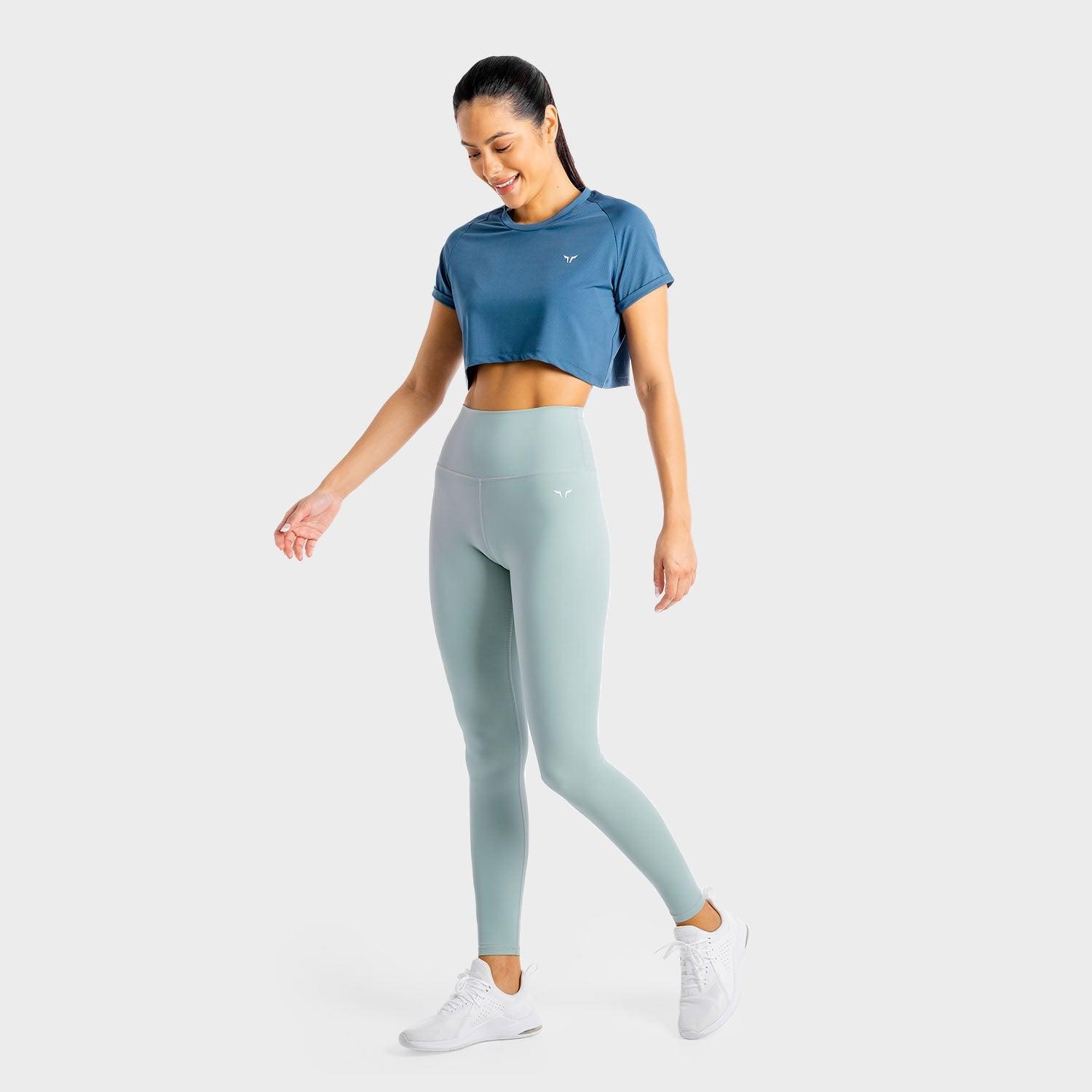 Women Core Agile Leggings, Blue, , large image number 2