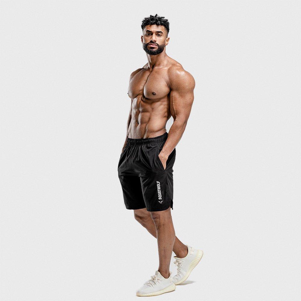 Men Warrior Shorts Long, Black, , large image number 0
