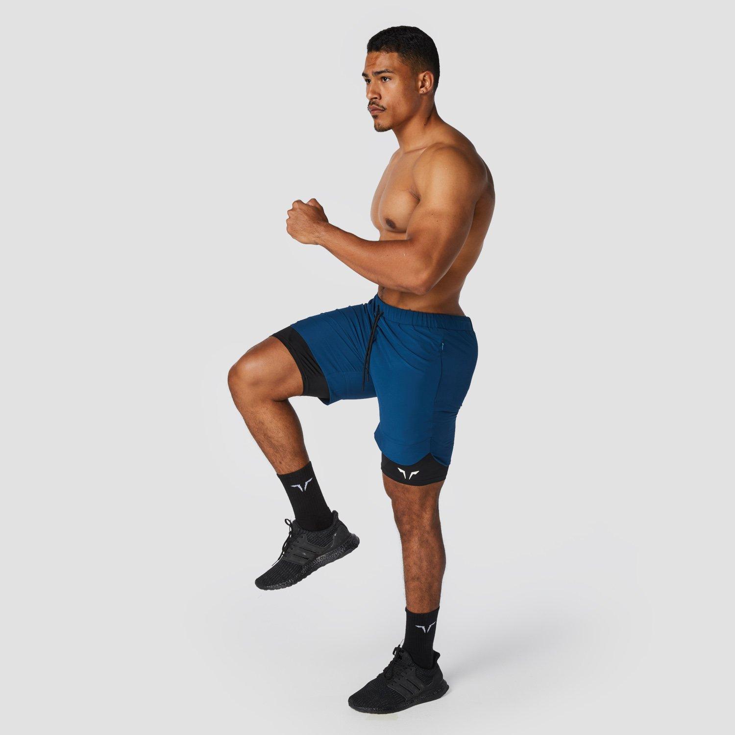 Men Limitless 2 In 1 Shorts, Blue, , large image number 2