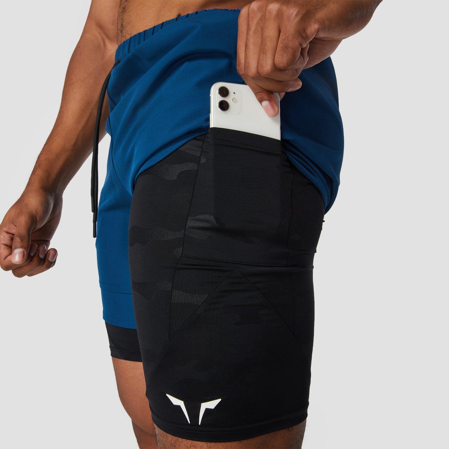 Men Limitless 2 In 1 Shorts, Blue, , large image number 6